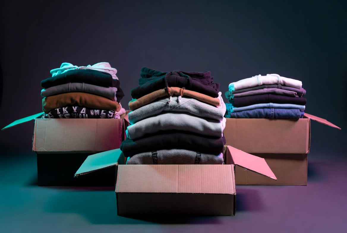 Grade A high street clothing bundles for resellers - 5kg and 10kg mixed bundles for Vinted and Depop